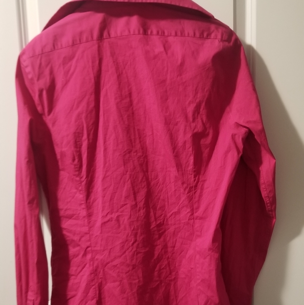 Pink Epress Causal Shirt  Large( Slim Fit)